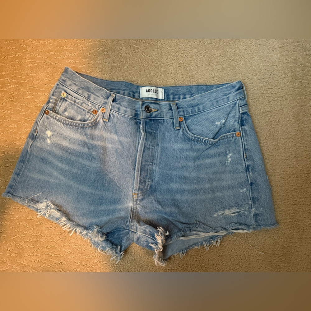 Agolde Parker Vintage Cut Off Short in Swapmeet